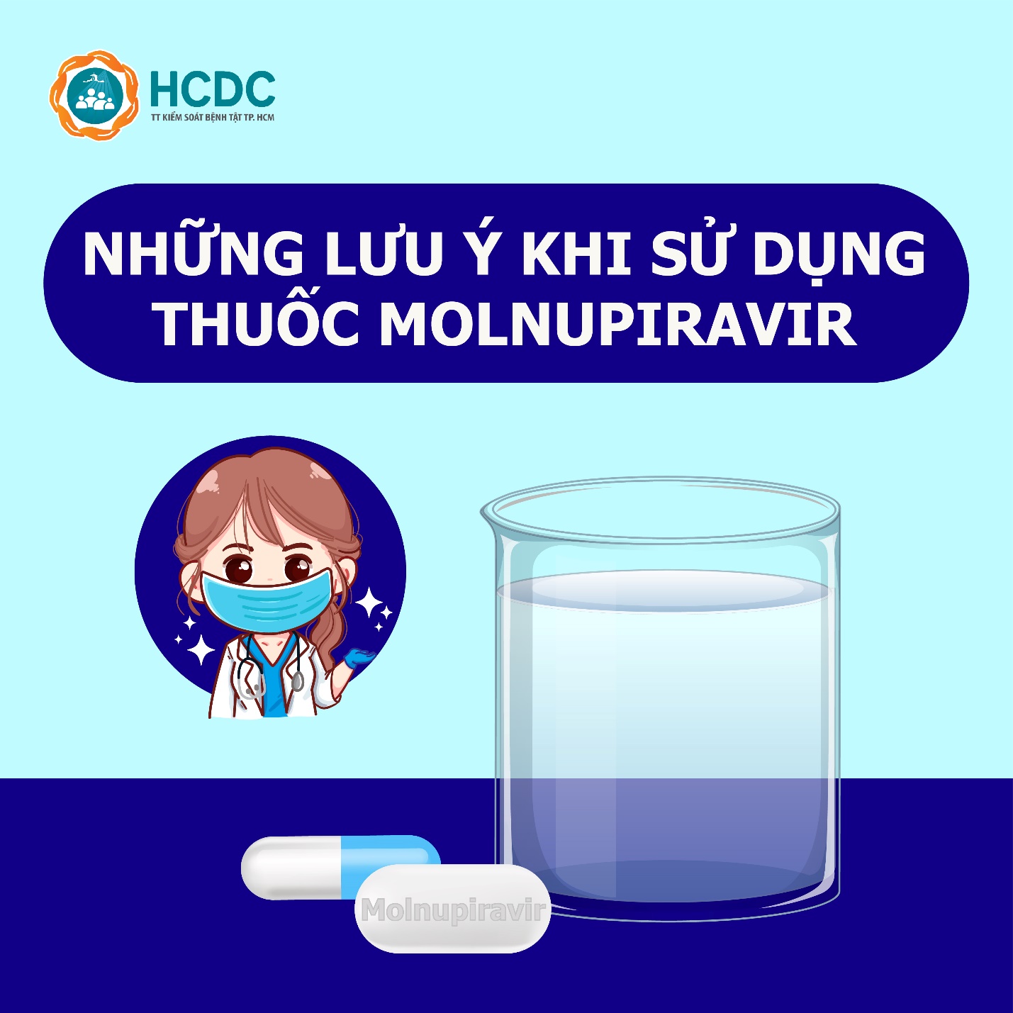 Infographic: Những lưu ý khi sử dụng thuốc Molnupiravir